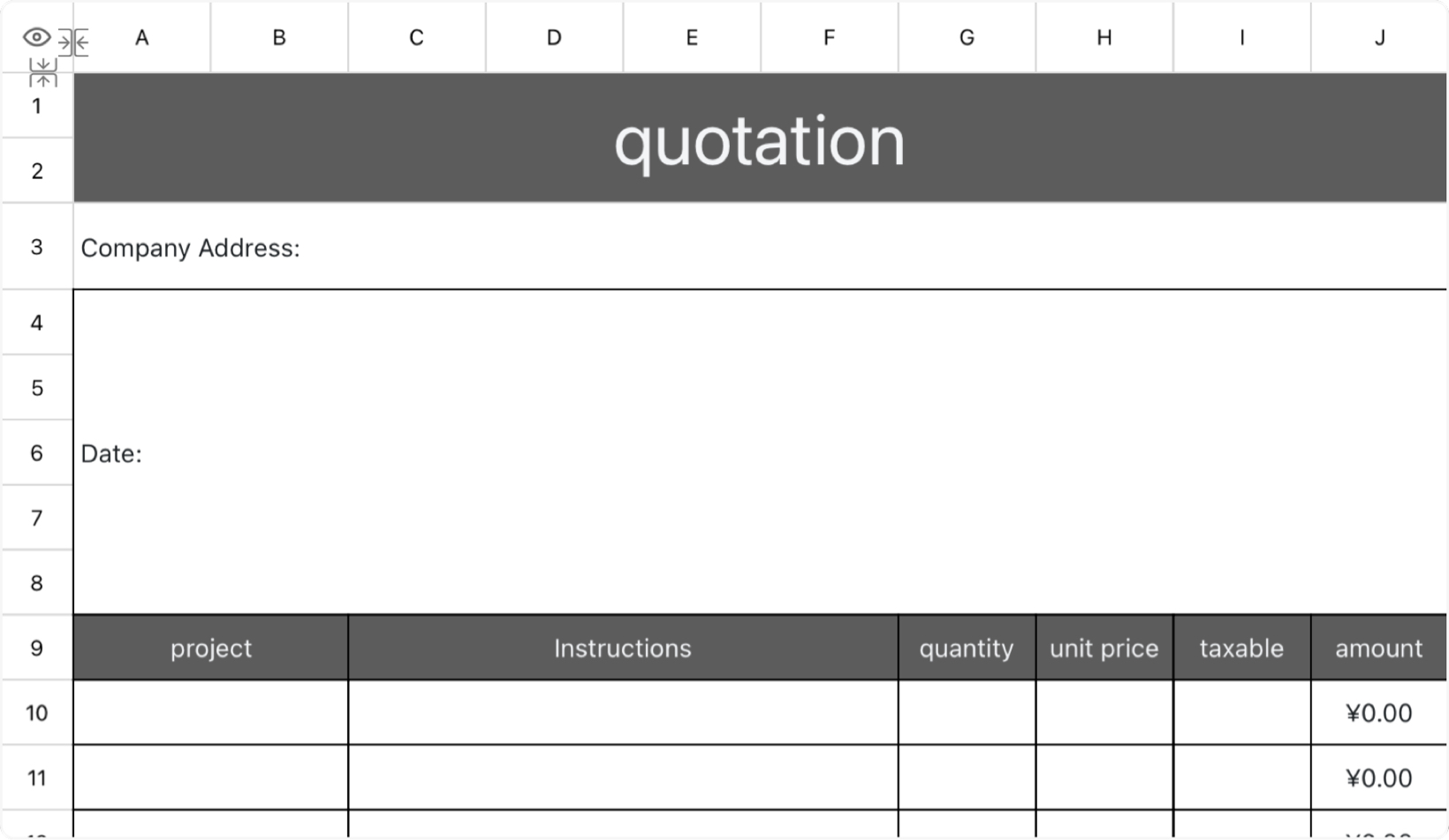 Advanced and concise quotation